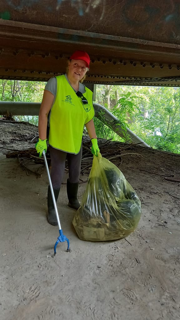 Cavalcavia Busa di Vigonza - Pulizia
