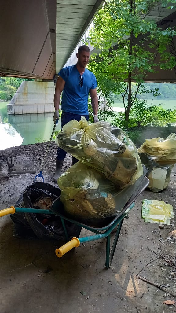 Cavalcavia Busa di Vigonza - Pulizia