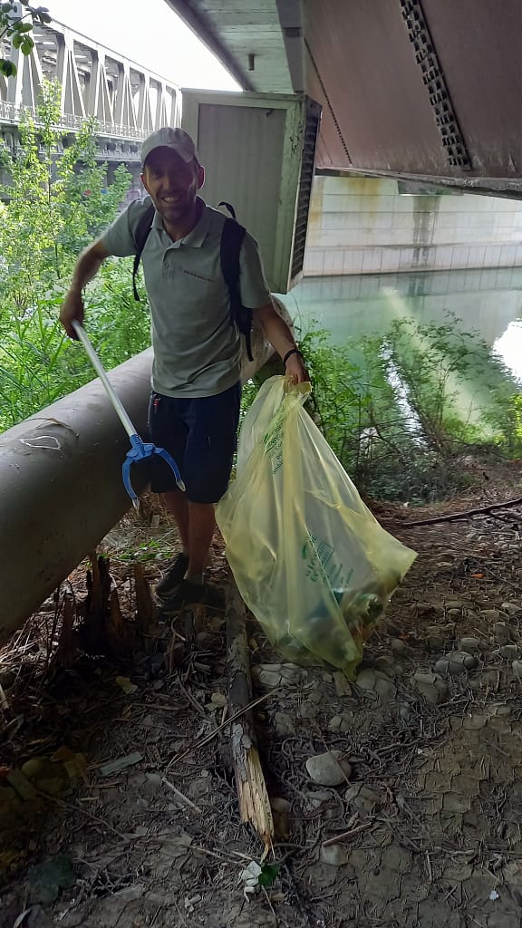 Cavalcavia Busa di Vigonza - Pulizia