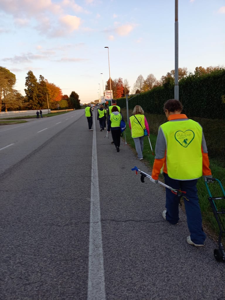Pulizia territorio via Trevisan Vigonza (Padova)