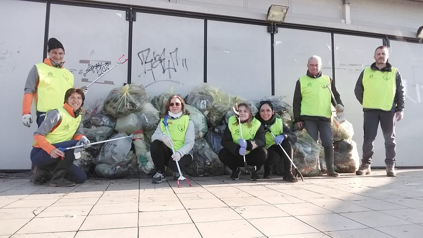 Pulizia argine Busa di Vigonza - Ponte di Brenta