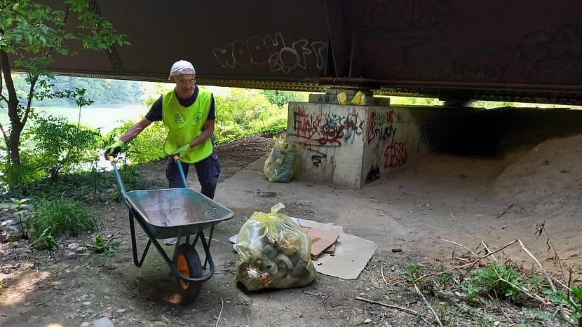 Cavalcavia Busa di Vigonza - Pulizia