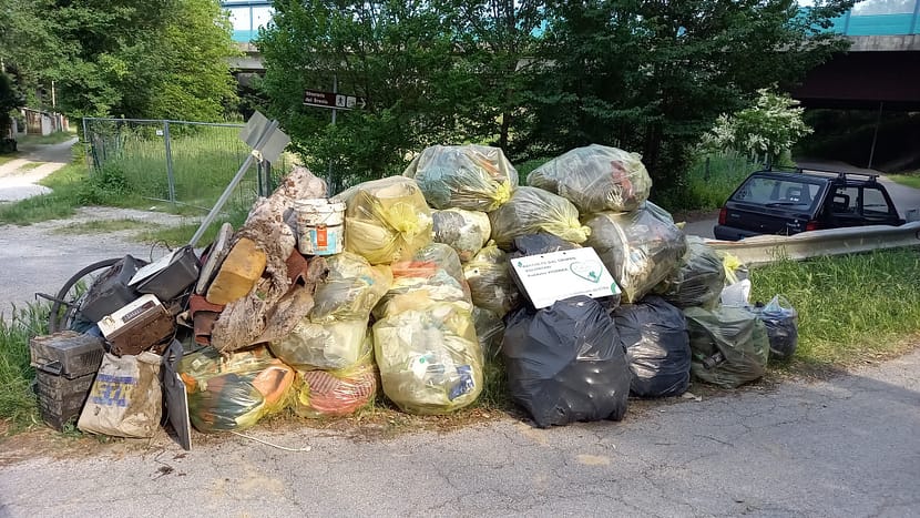 Cavalcavia Busa di Vigonza - Pulizia