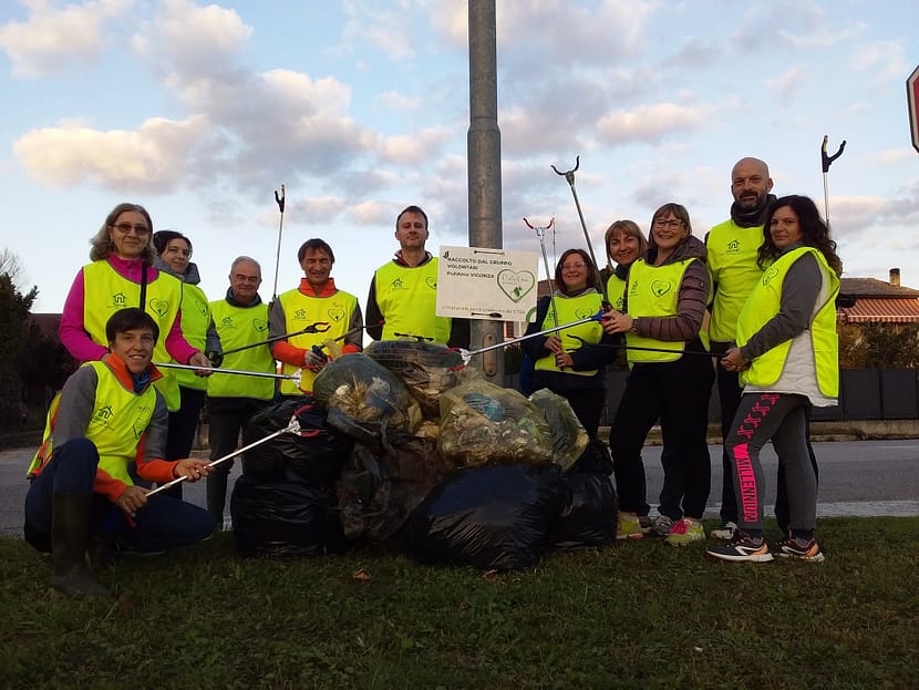Pulizia territorio via Trevisan Vigonza (Padova)