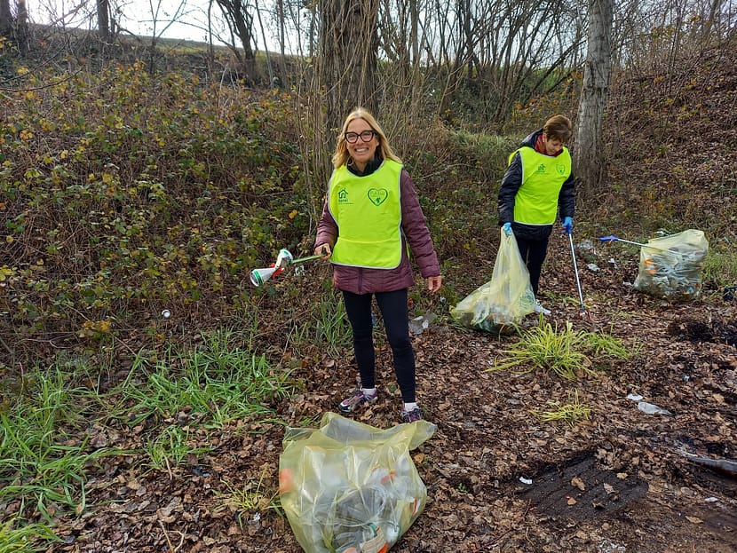 Pulizia argine Ipercoop Vigonza