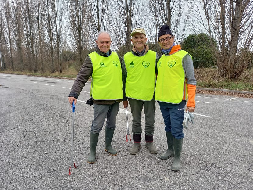 Pulizia argine Ipercoop Vigonza