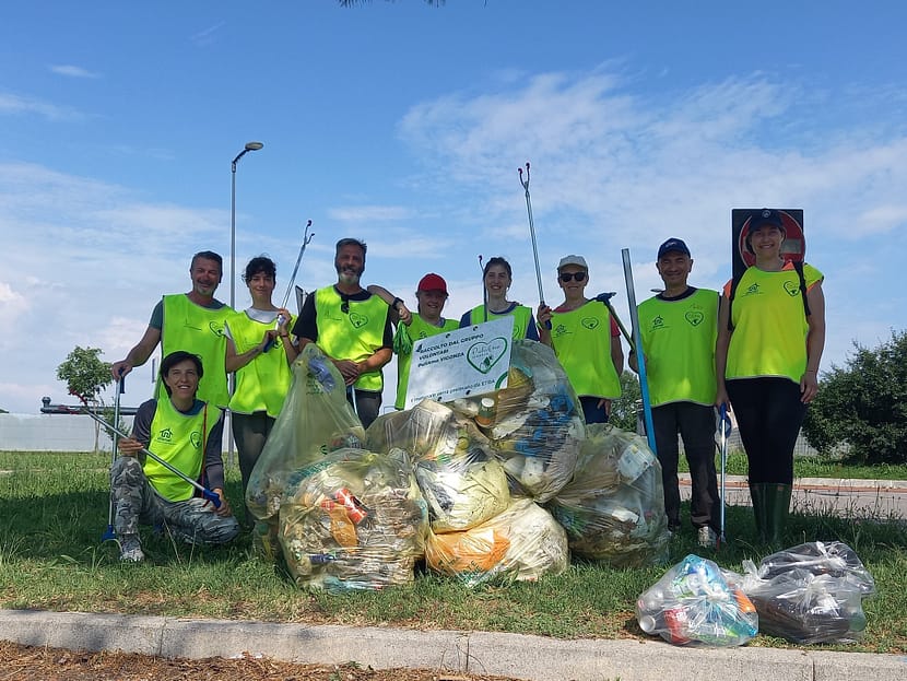 Pulizia parcheggio Ipercoop - PuliAmo Vigonza
